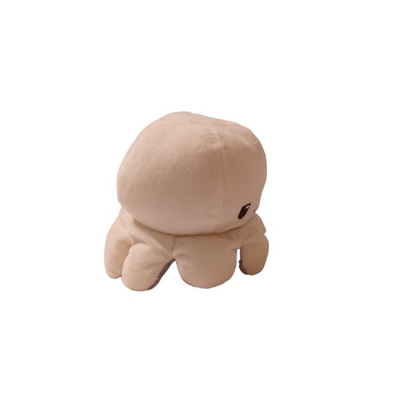 Grey & Cream Reversible Plush Mood Octopus - Picture 4 of 5